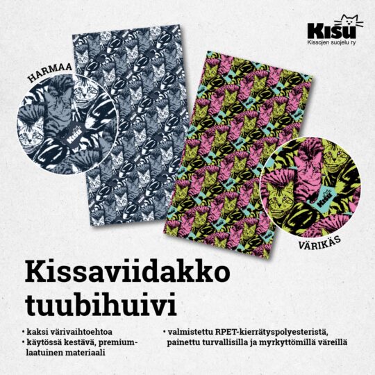Kissaviidakko tuubihuivit